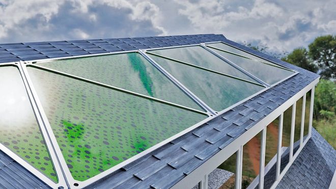升级版藻类建筑板：能发电、制造氧和生物质并吸收二氧化碳(图1)